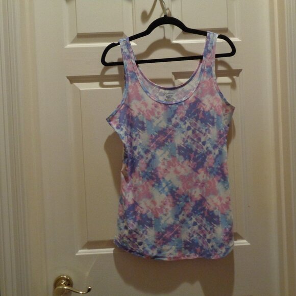 soft pink purple and blue tank top by NOBO in XXL - Picture 2 of 3